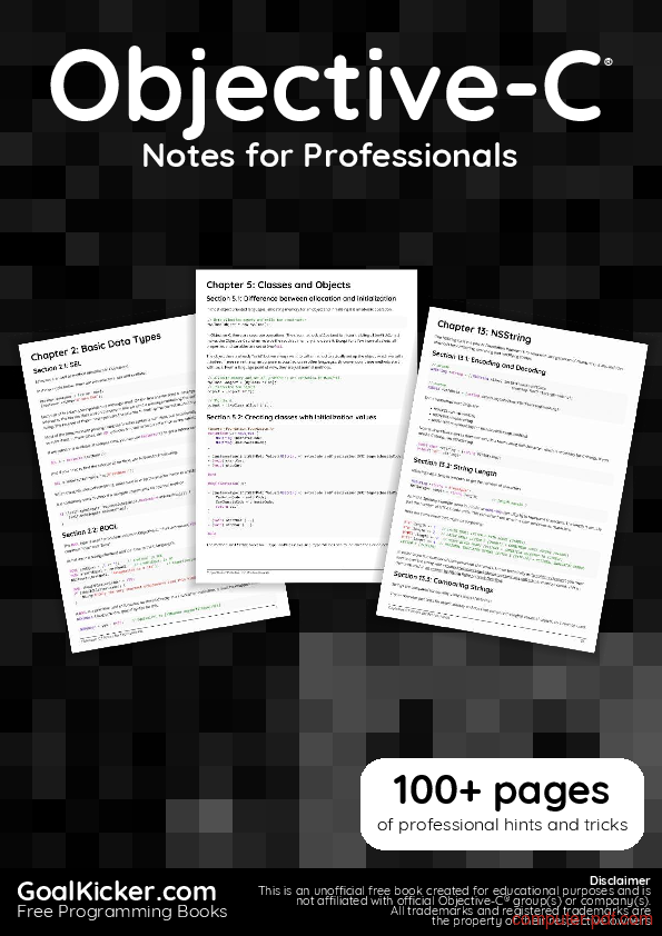 objective c tutorial pdf